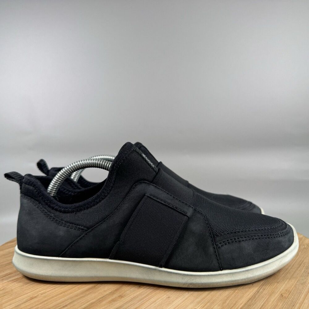 Ecco Sense II Slip On Sneakers Womens 37 6-6.5 Black‎ Walking Casual